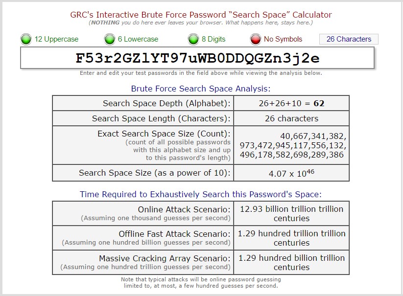 Brute Force Calculator